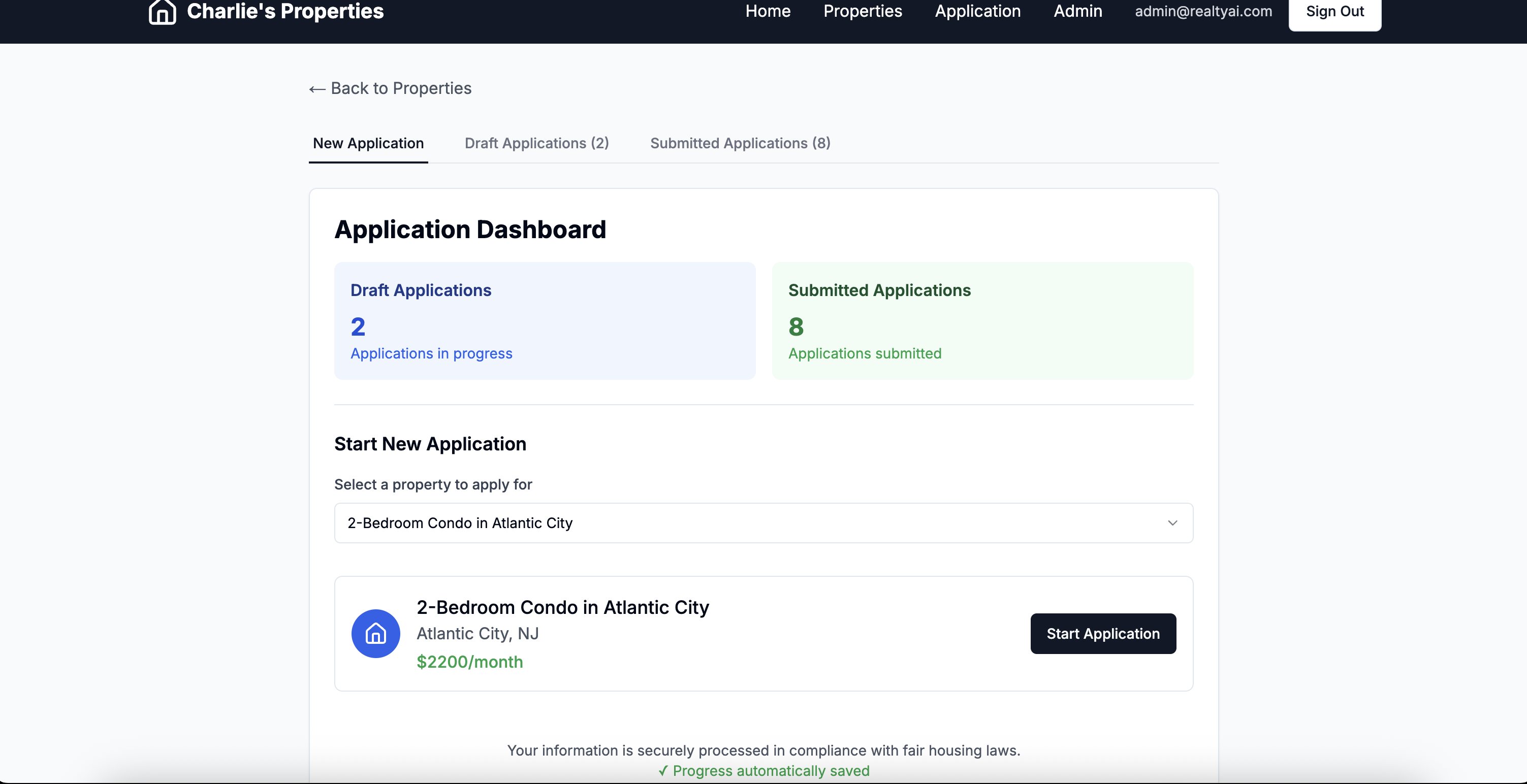 Property platform screenshot 3
